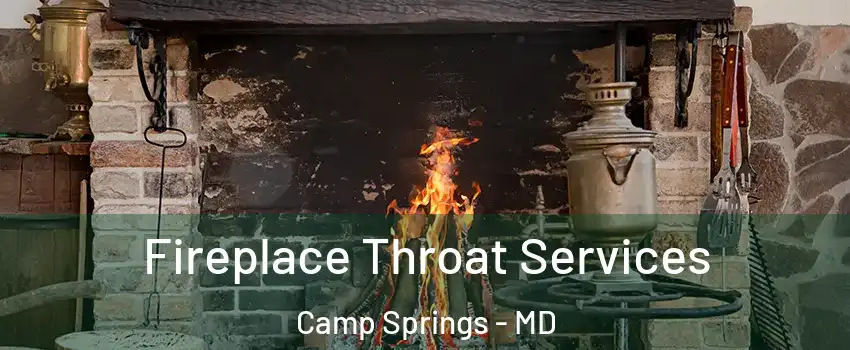  Fireplace Throat Services Camp Springs - MD