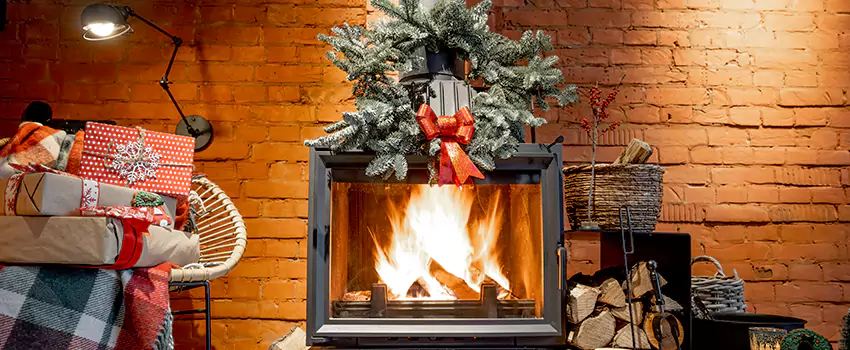 Travis Industries Linear Gas Fireplace Installation in Camp Springs, Maryland