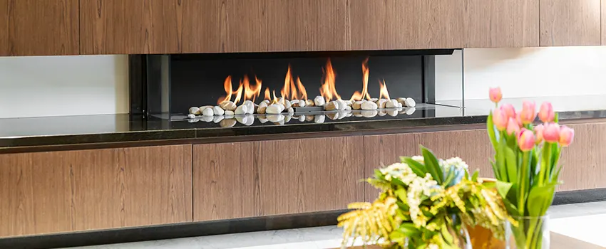 Double-height Fireplace Design Refurbishment in Camp Springs, Maryland