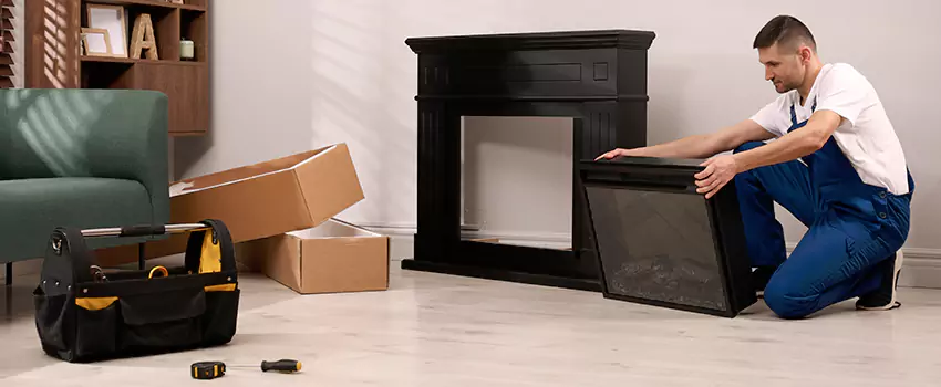 Old Rusted Metal Fireplace Repair And Replacement in Camp Springs, MD