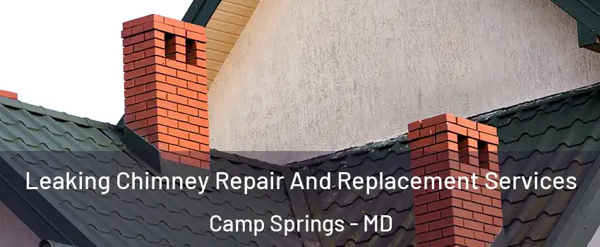  Leaking Chimney Repair And Replacement Services Camp Springs - MD